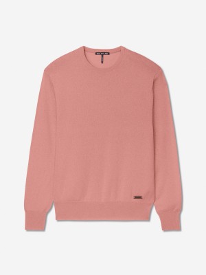 Sun Day Red 3D Tour Cashmere Crew Roze | ZU9730415