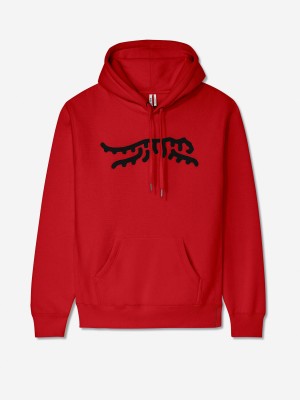 Sun Day Red Luare Chain Stitch Hoodie Red/Black | PH7614832