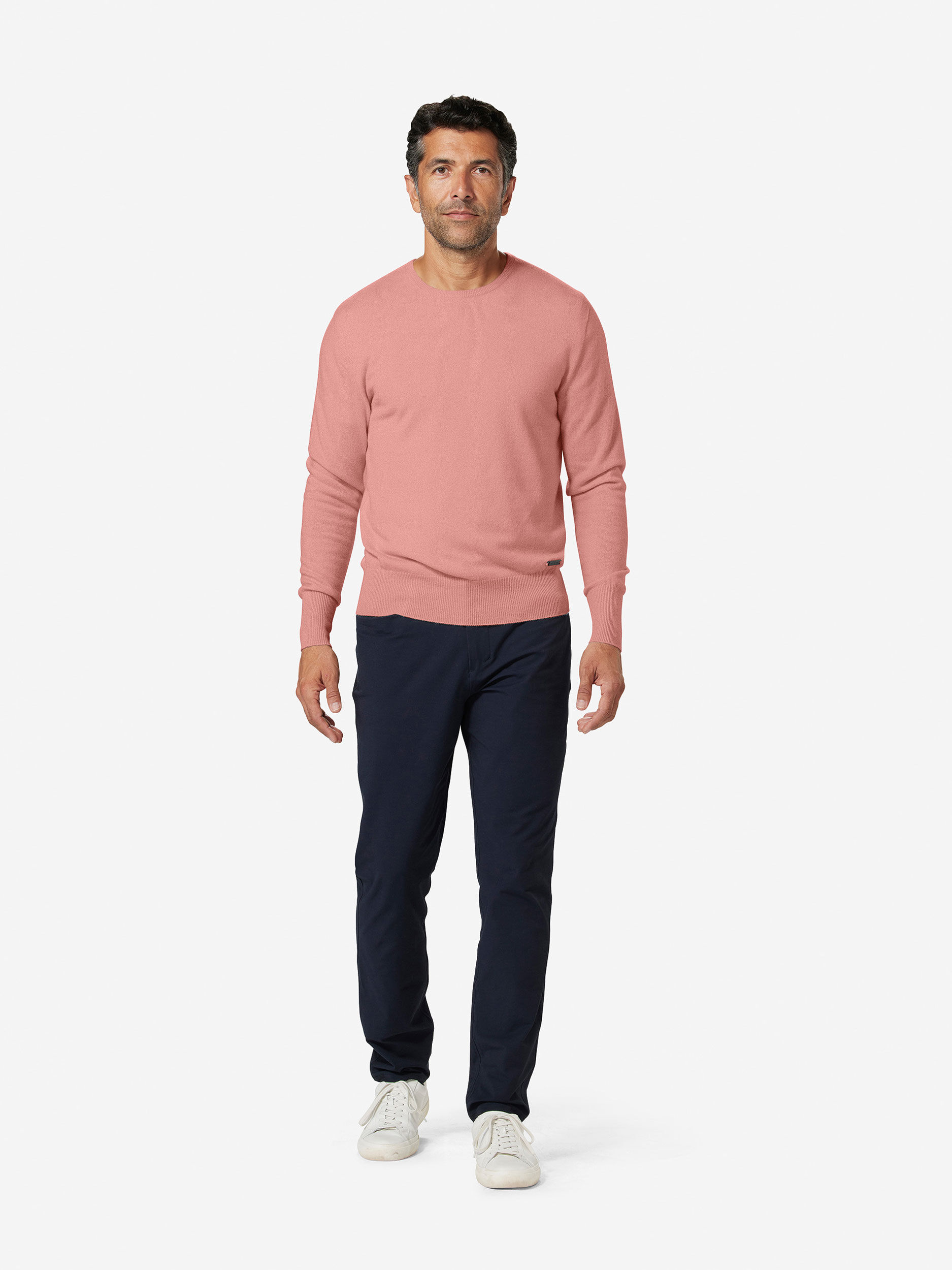 Sun Day Red 3D Tour Cashmere Crew Roze | ZU9730415