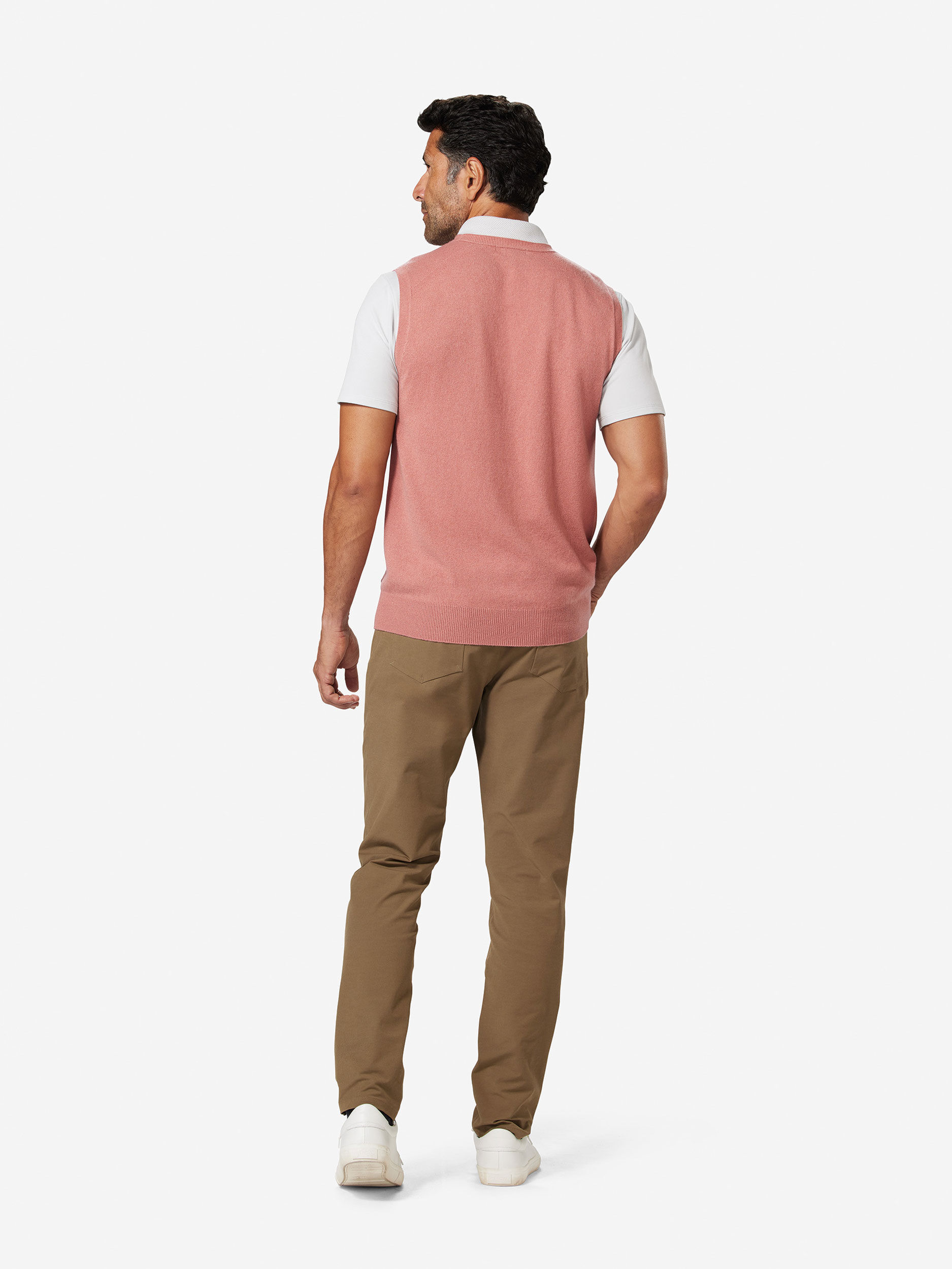 Sun Day Red 3D Tour Cashmere Vest Roze | IZ9504268