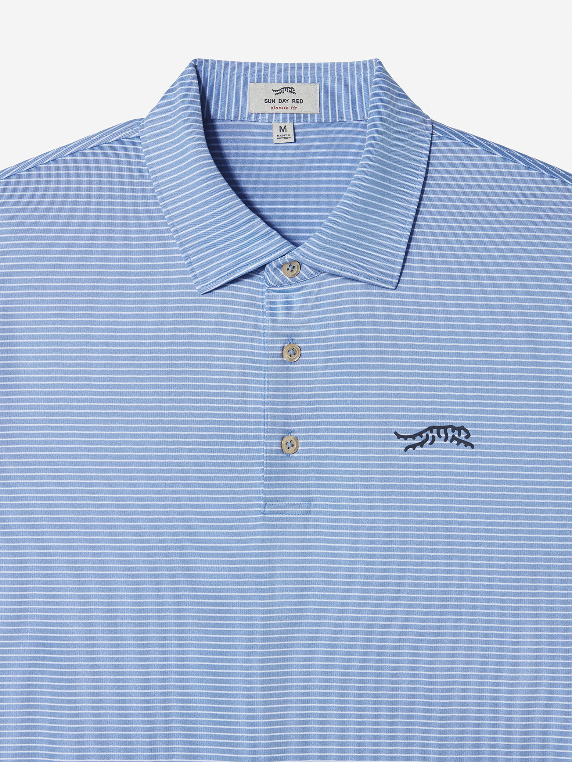 Sun Day Red Classic Stripe Polo Blauw | QX6478312