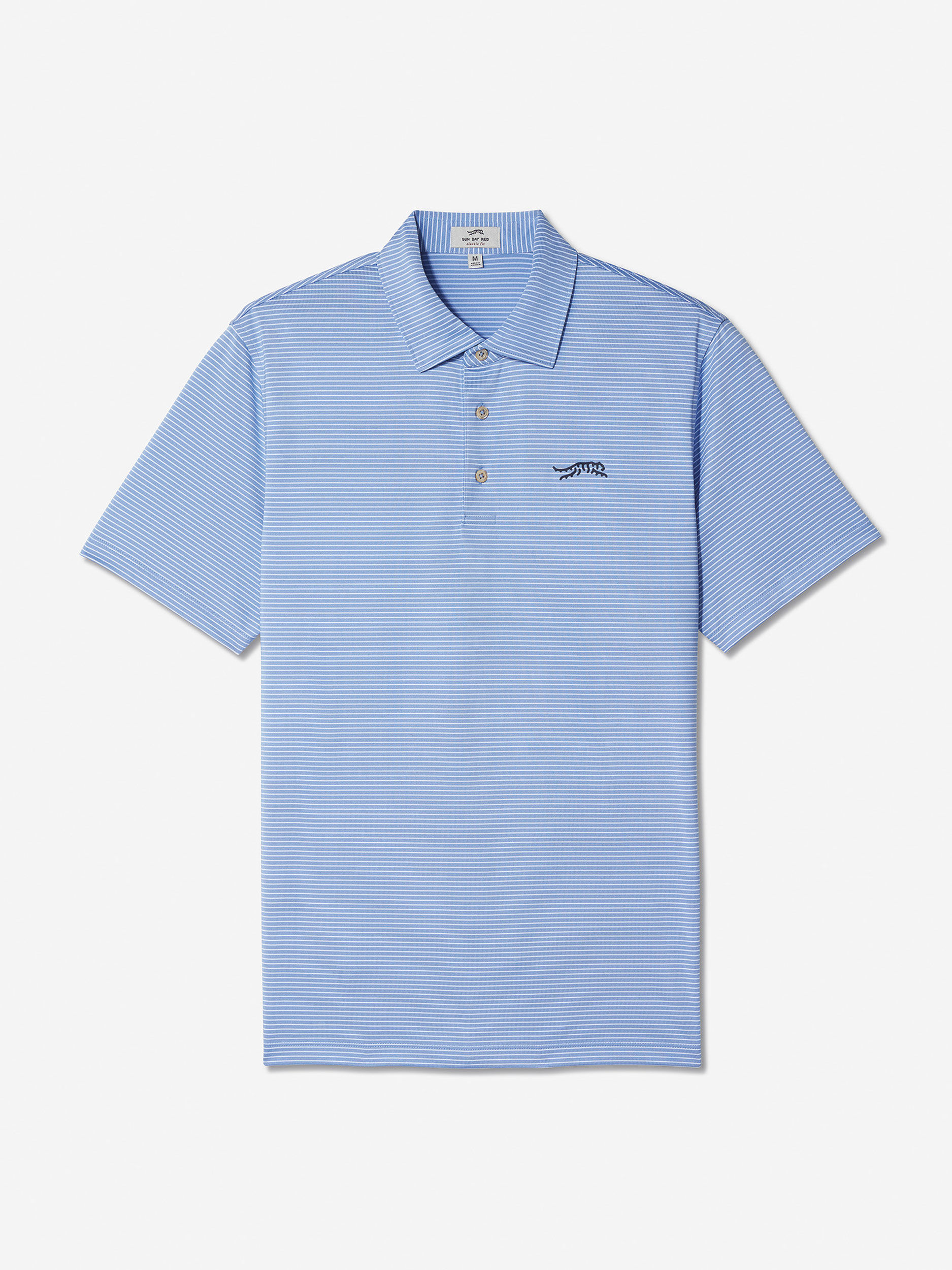 Sun Day Red Classic Stripe Polo Blauw | QX6478312