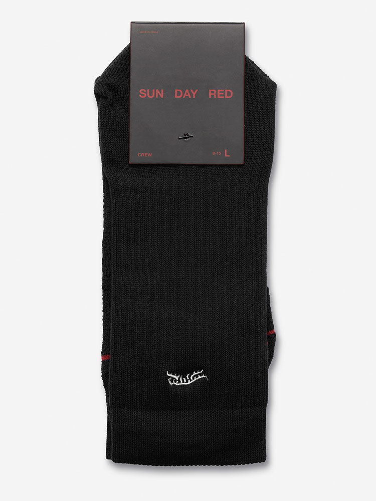 Sun Day Red Cypress Cotton Crew Sock | SR7832901