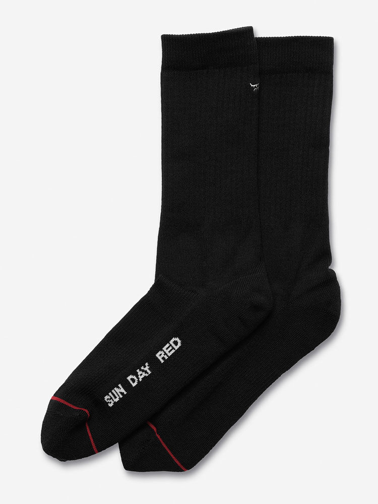 Sun Day Red Cypress Cotton Crew Sock | SR7832901