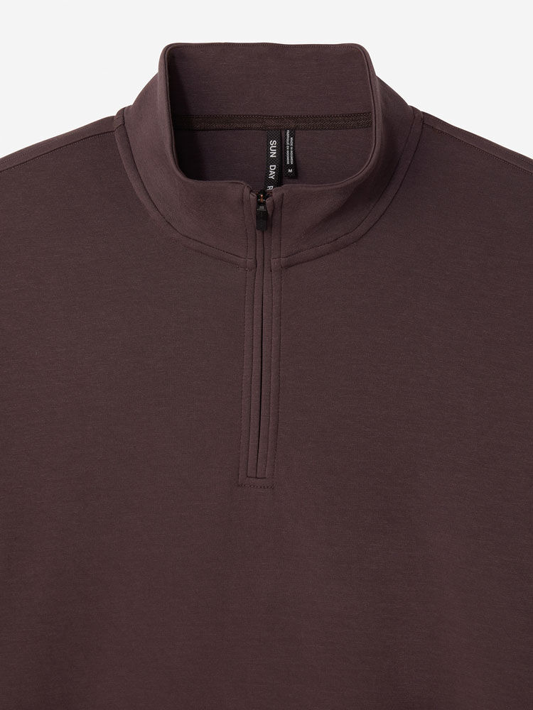 Sun Day Red Hibrid Lightweight Quarter Zip Crown | SP9875461