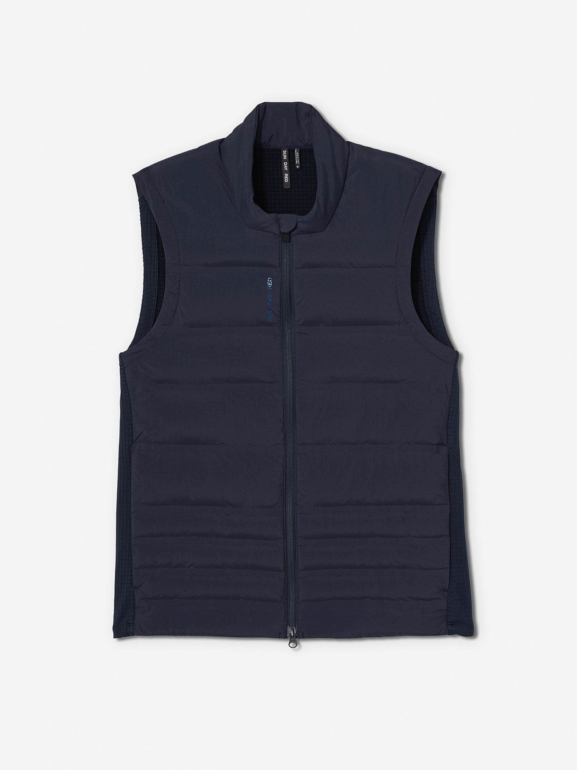 Sun Day Red Insulated Grid Vest Donkerblauw | KZ9316728