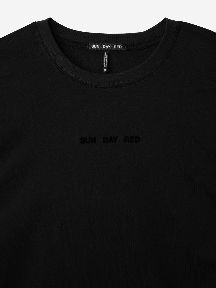 Sun Day Red Long Sleeve Dark Matter T-Shirt Zwart | NL7125930