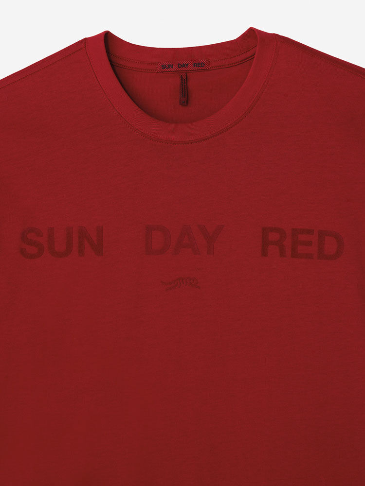 Sun Day Red Long Sleeve Dark Nebula T-Shirt Rood | NP3495218