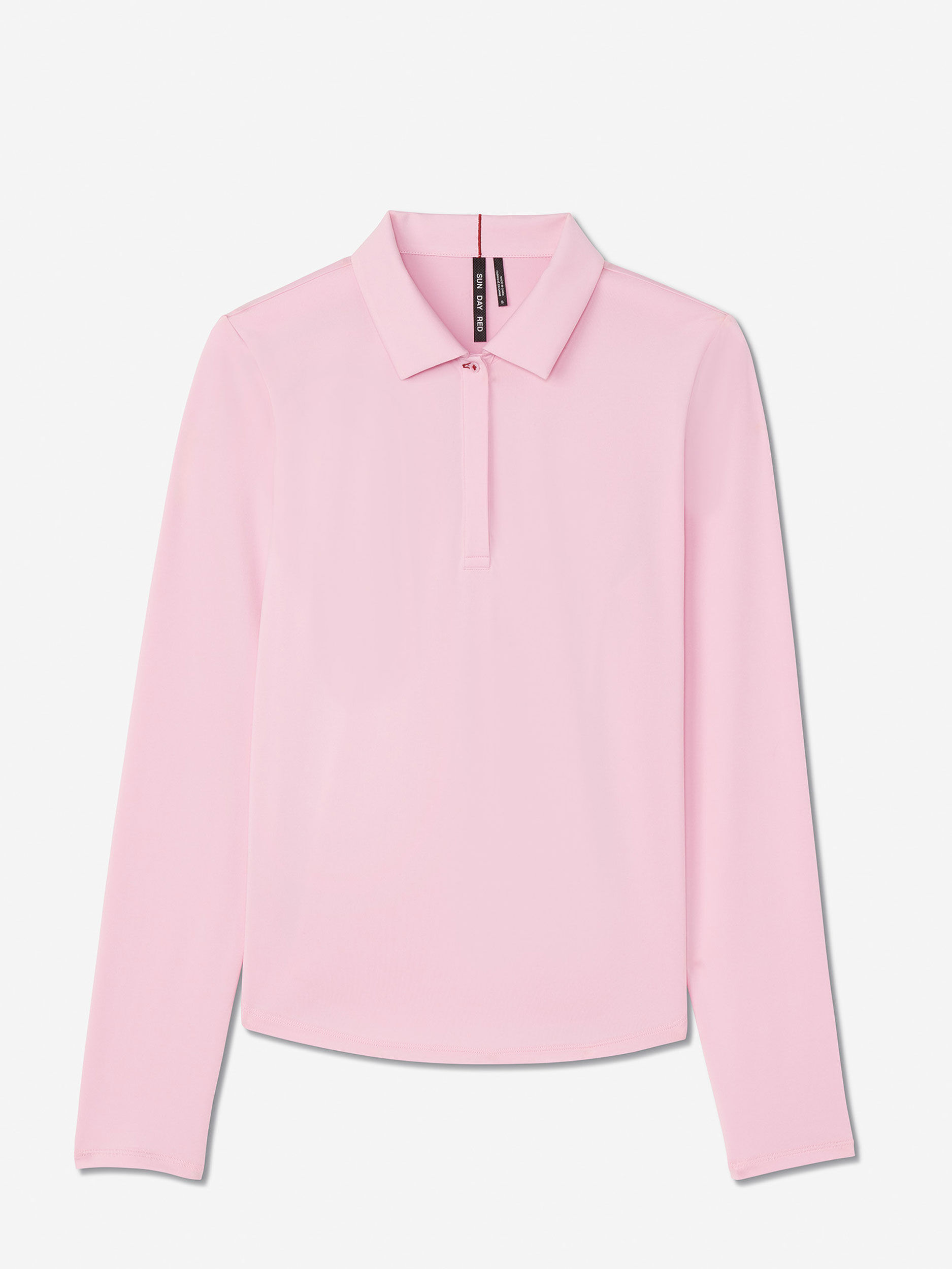 Sun Day Red Long Sleeve Performance Victoria Polo Roze | YD3967514