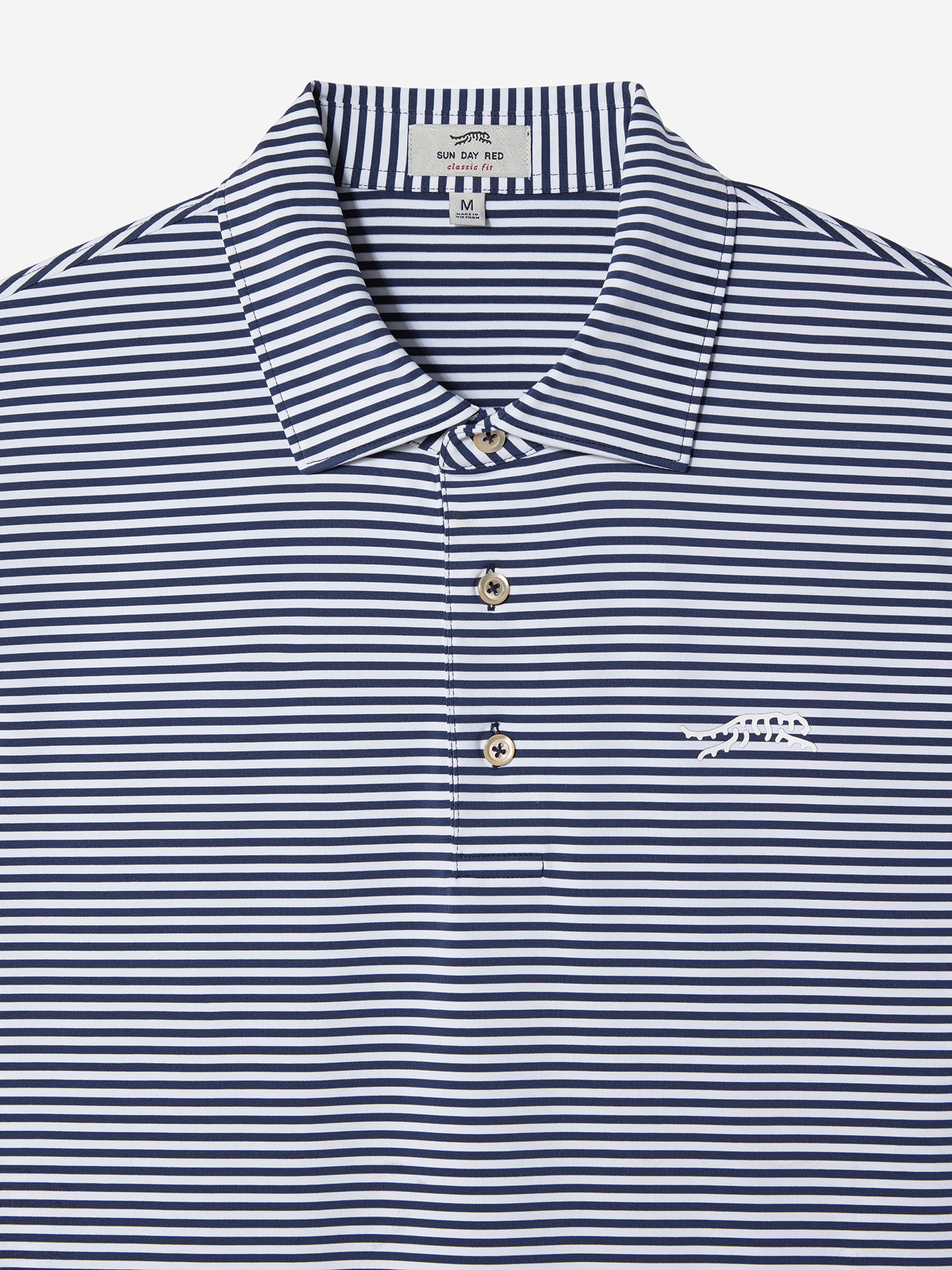 Sun Day Red Monterey Stripe Polo Donkerblauw Wit | VY7684510