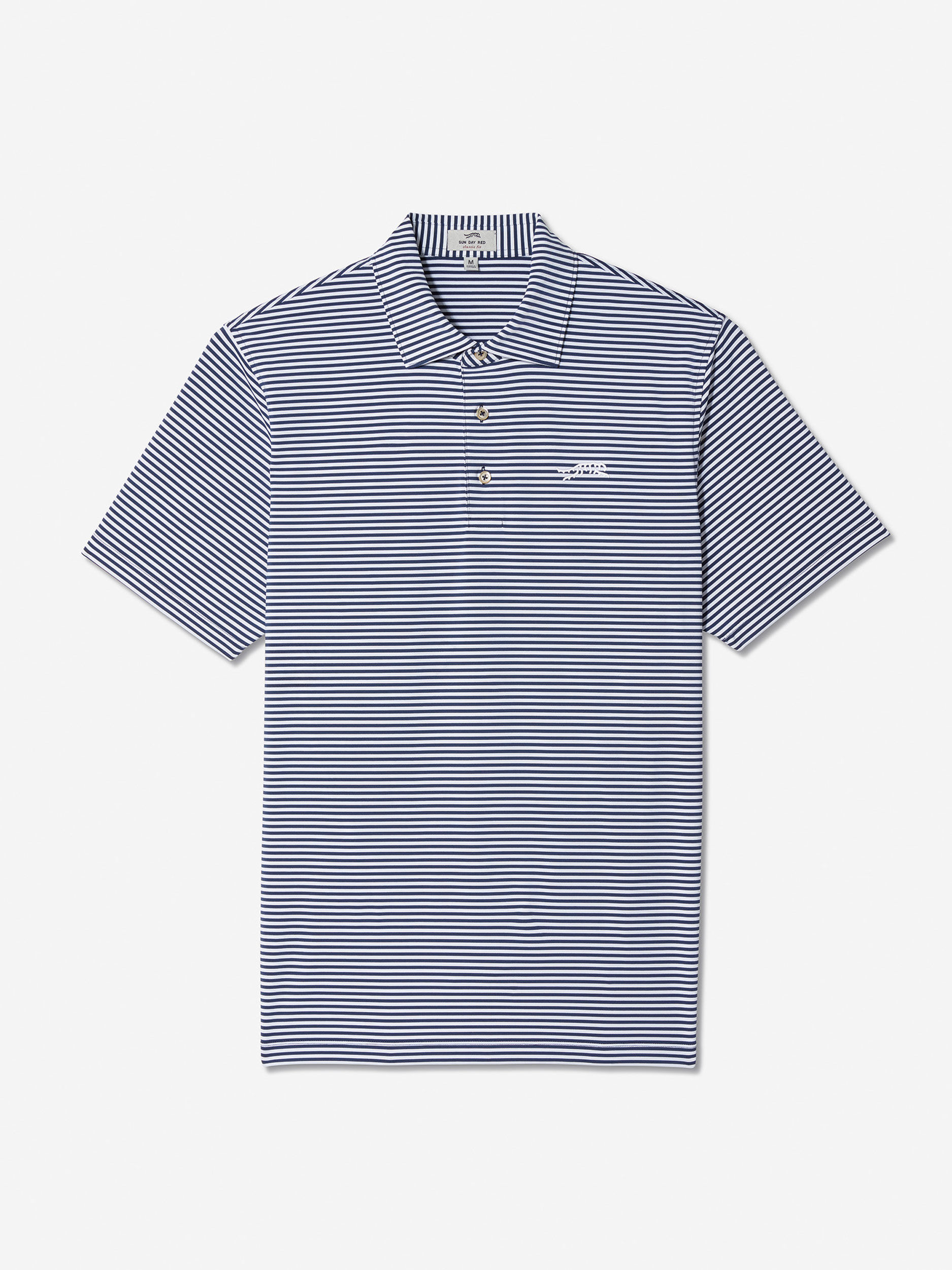 Sun Day Red Monterey Stripe Polo Donkerblauw Wit | VY7684510